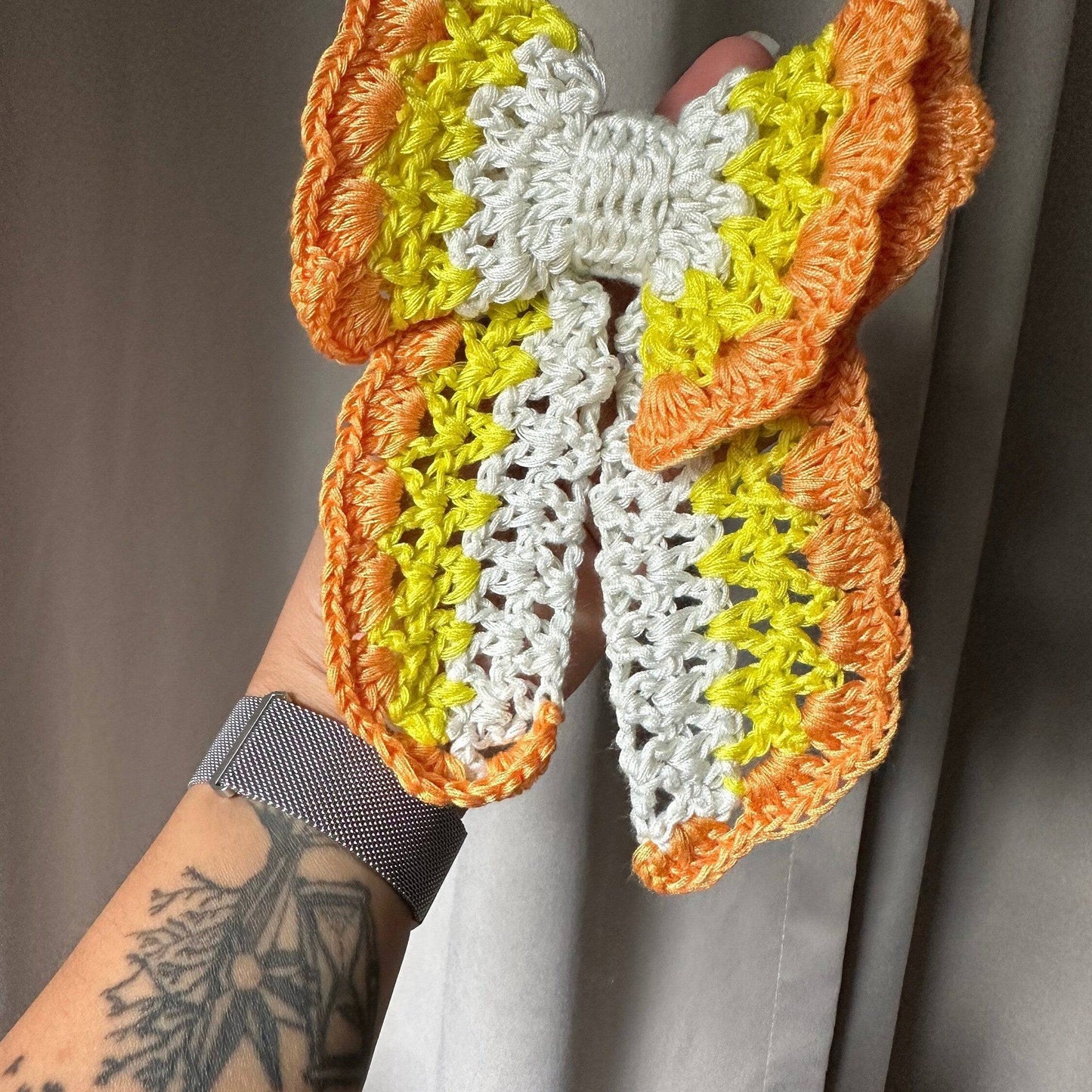 Princess Hair Bow tie-princess hair bow tie-Rena'sThreadandCrafts-Rena'sThreadandCrafts