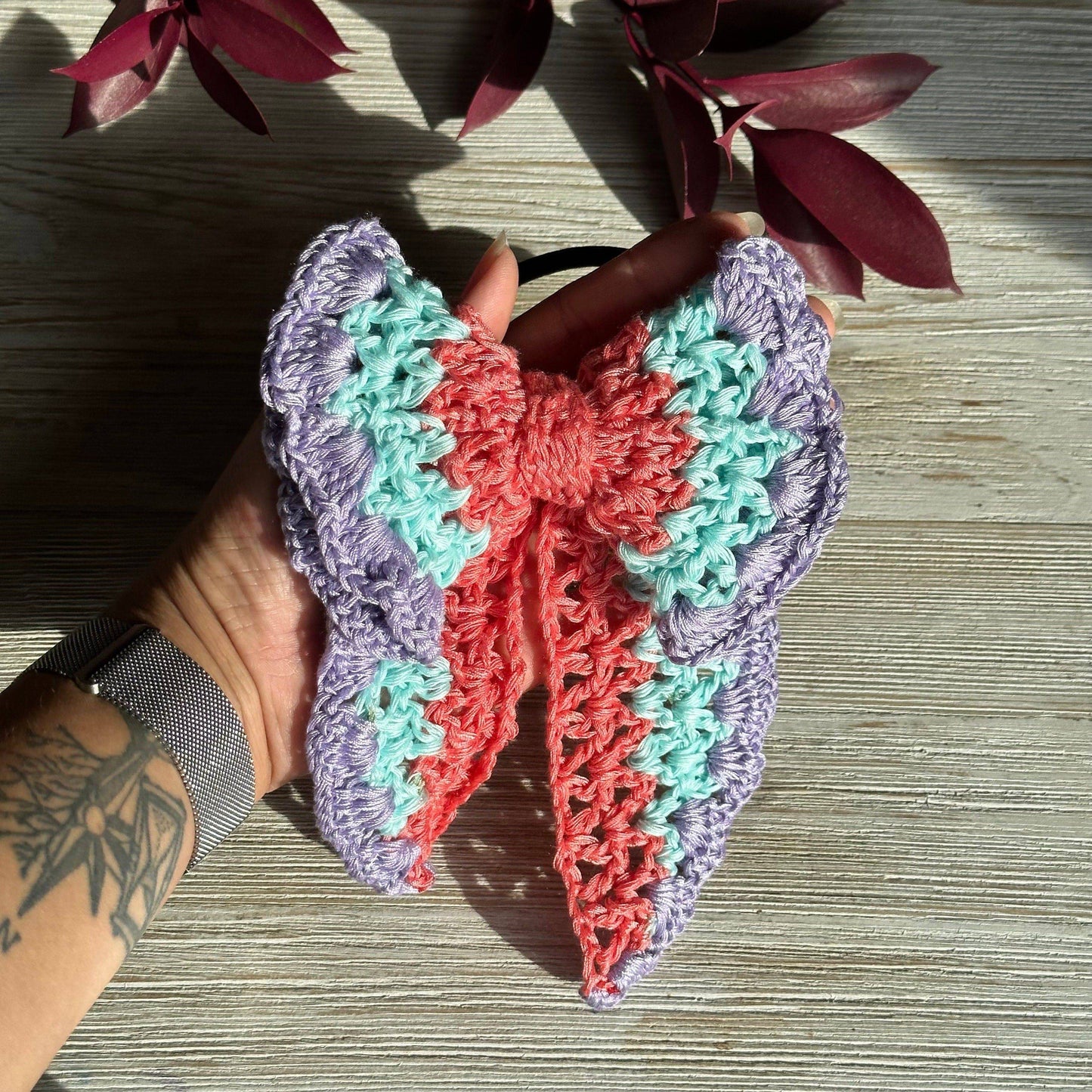 Princess Hair Bow tie-princess hair bow tie-Rena'sThreadandCrafts-Rena'sThreadandCrafts