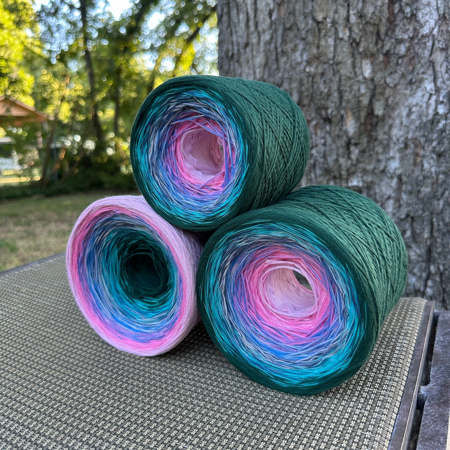 Sakura Dream, Gradient Cotton Natural Fiber Yarn