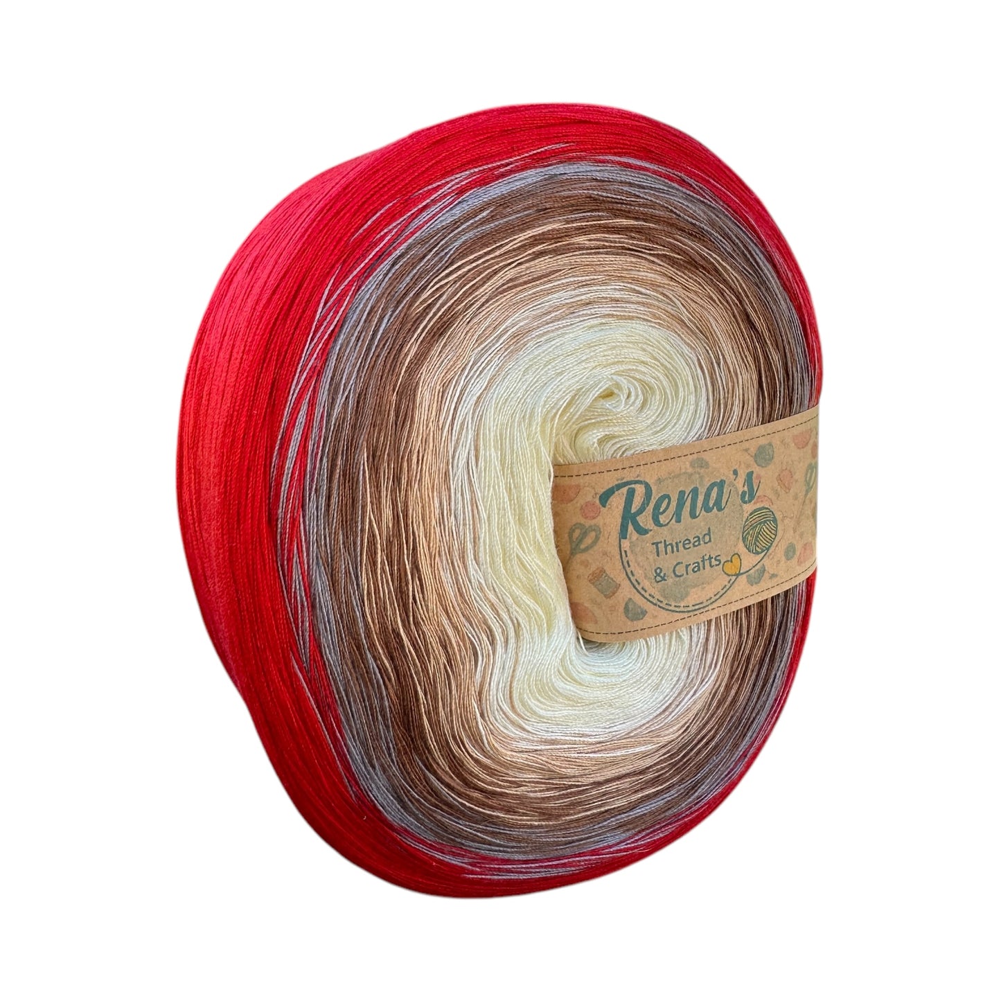 Scarlet, Polyester Gradient Yarn - Rena'sThreadandCrafts