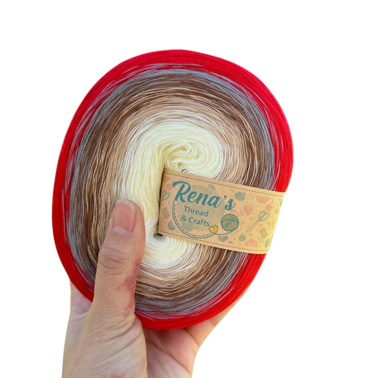 Scarlet, Polyester Gradient Yarn - Rena'sThreadandCrafts