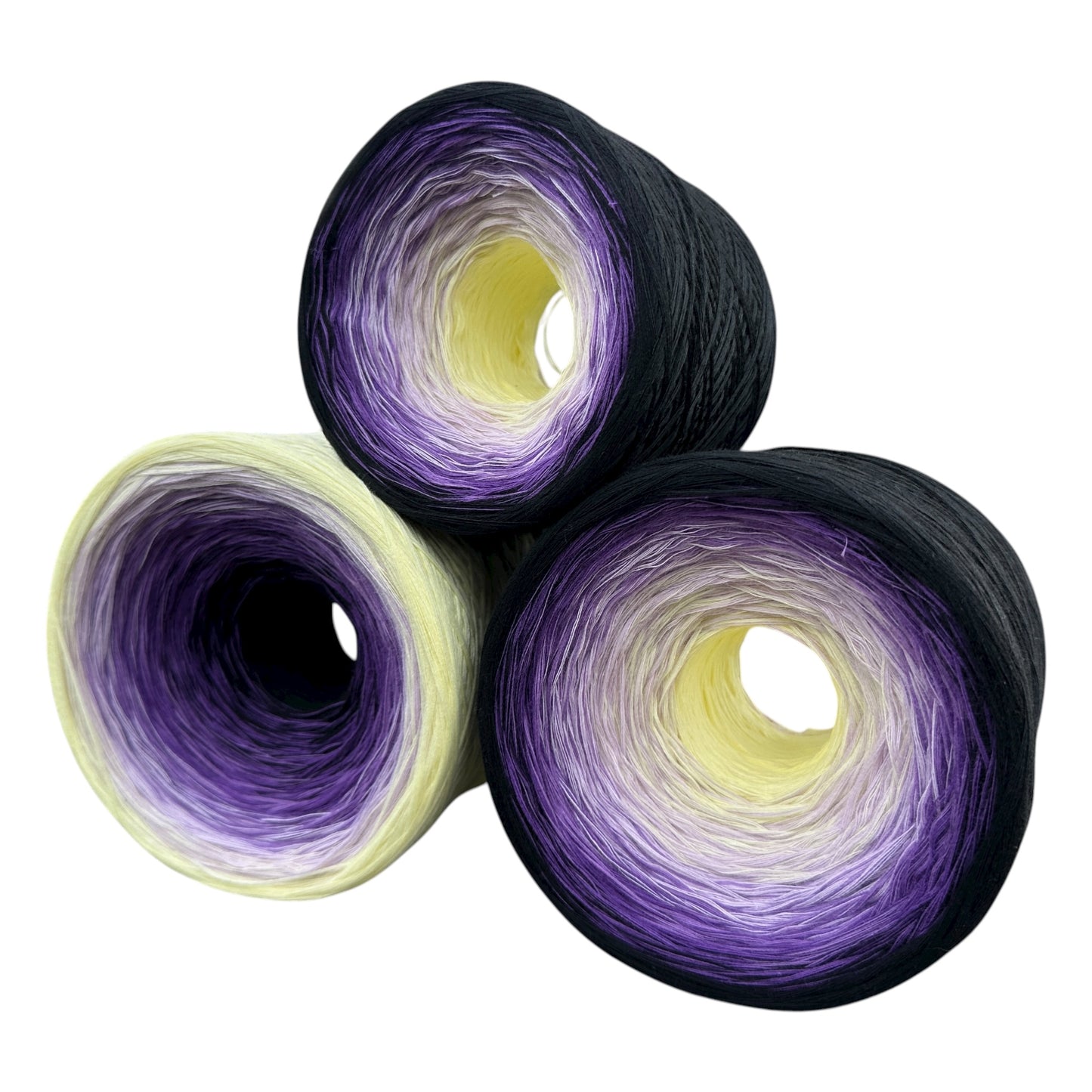 September - Aster, Gradient Cotton Natural Fiber Yarn - Rena'sThreadandCrafts