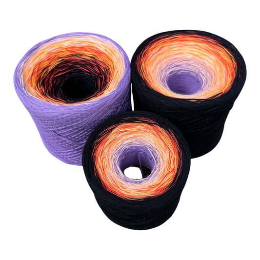 Sky of Wishes, Gradient Cotton Natural Fiber Yarn