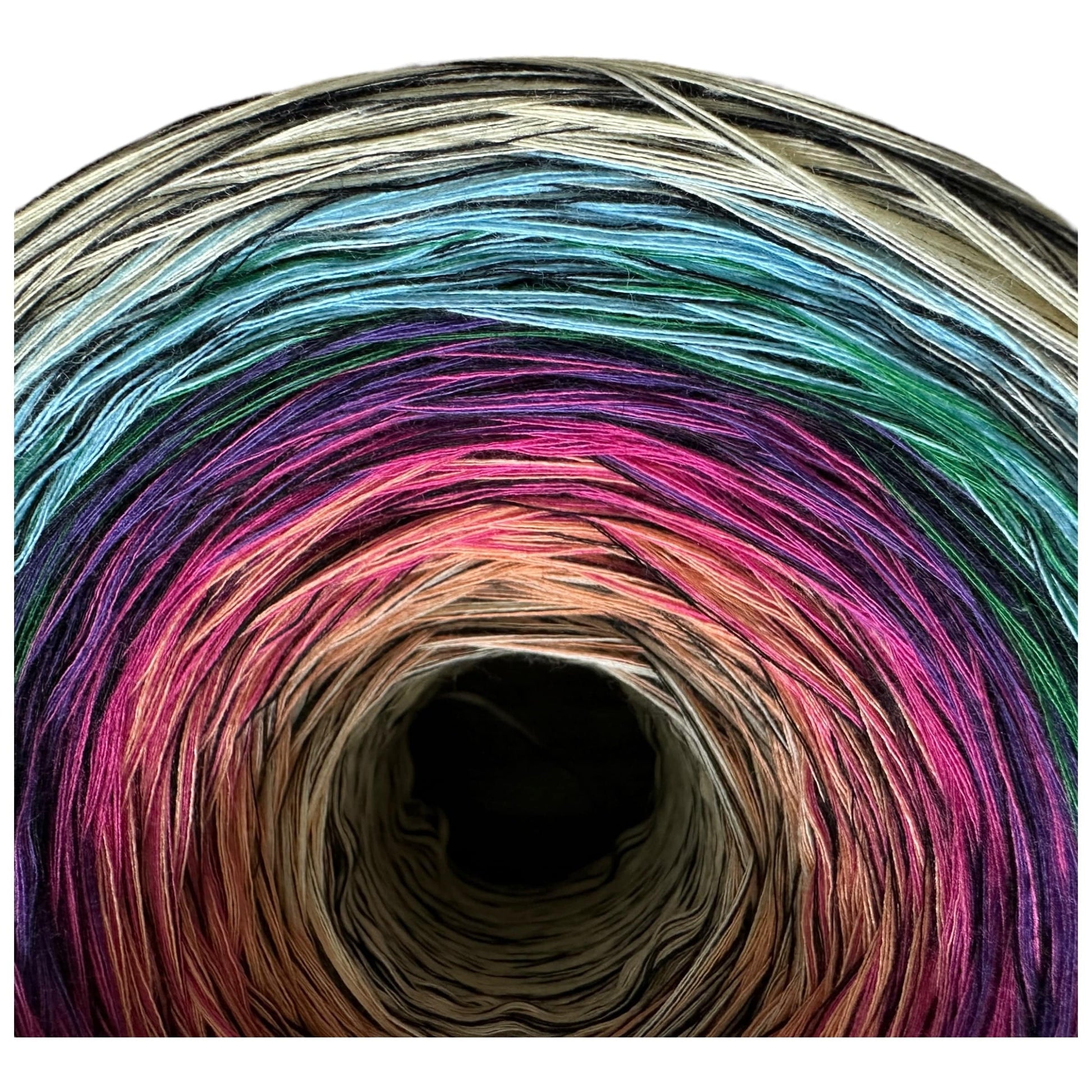Stained Glass Inspired 8PLY Cotton Gradient Cake Yarn-Cotton Yarn, 8PLY-Rena'sThreadandCrafts-Rena'sThreadandCrafts