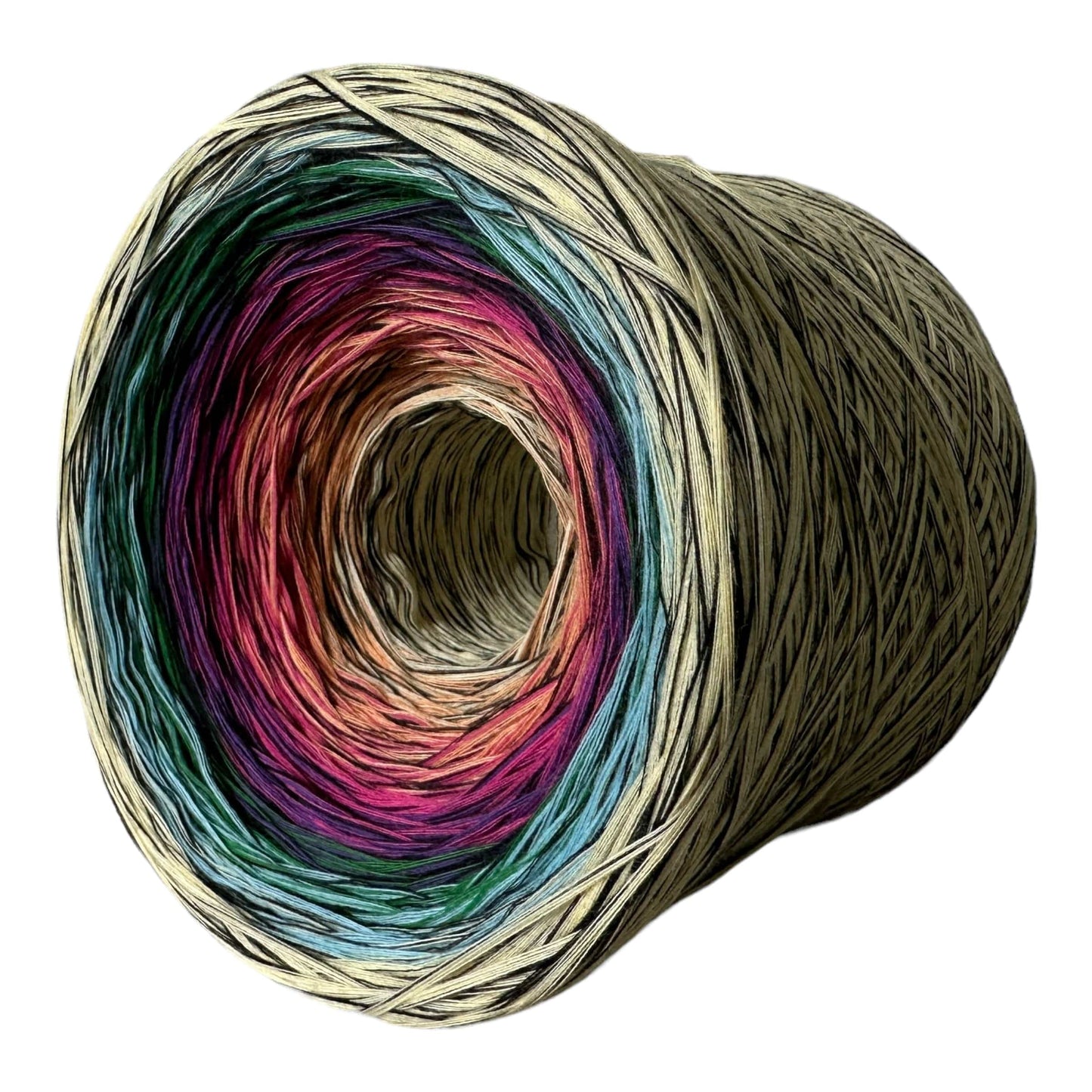 Stained Glass Inspired 8PLY Cotton Gradient Cake Yarn-Cotton Yarn, 8PLY-Rena'sThreadandCrafts-Rena'sThreadandCrafts