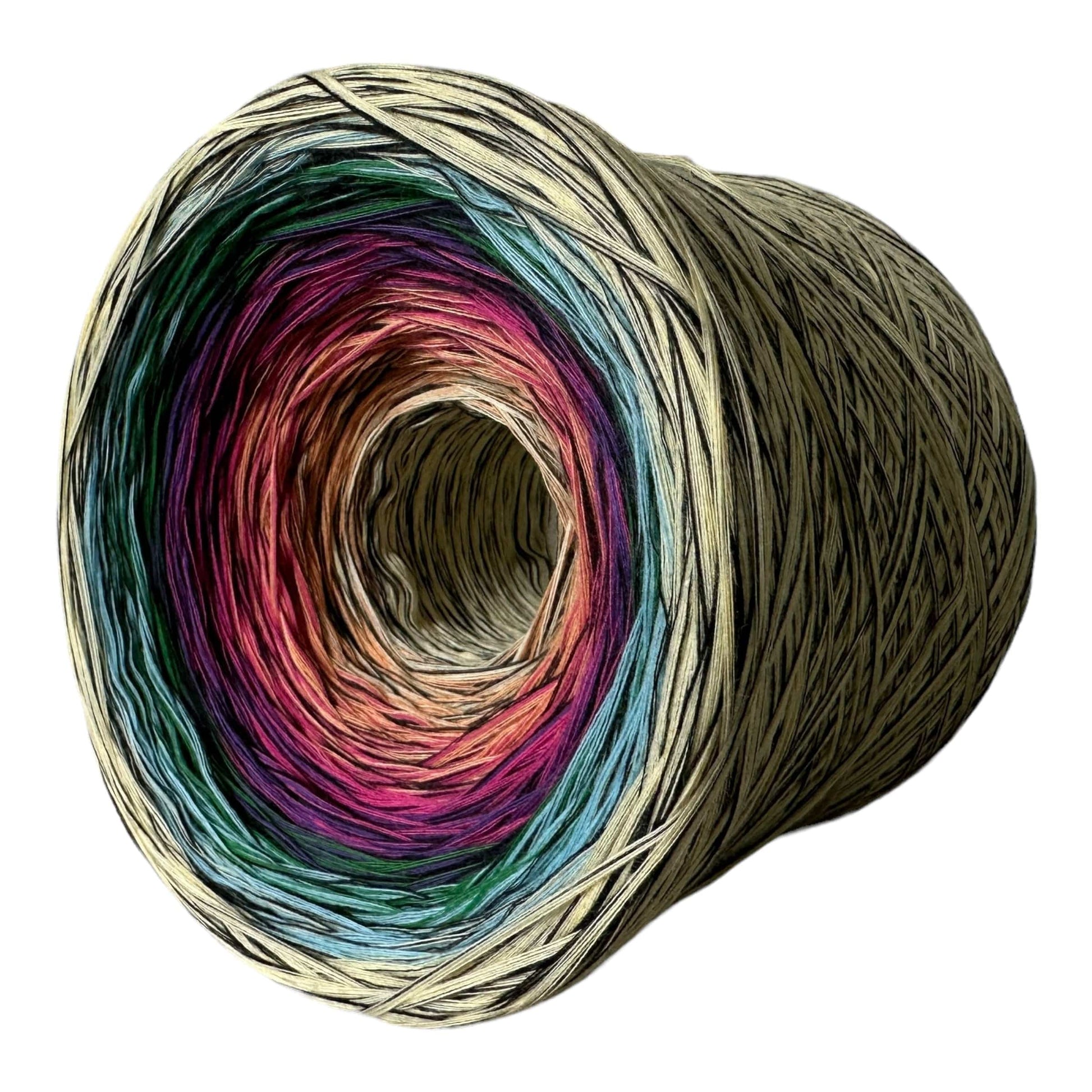 Stained Glass Inspired 8PLY Cotton Gradient Cake Yarn-Cotton Yarn, 8PLY-Rena'sThreadandCrafts-Rena'sThreadandCrafts