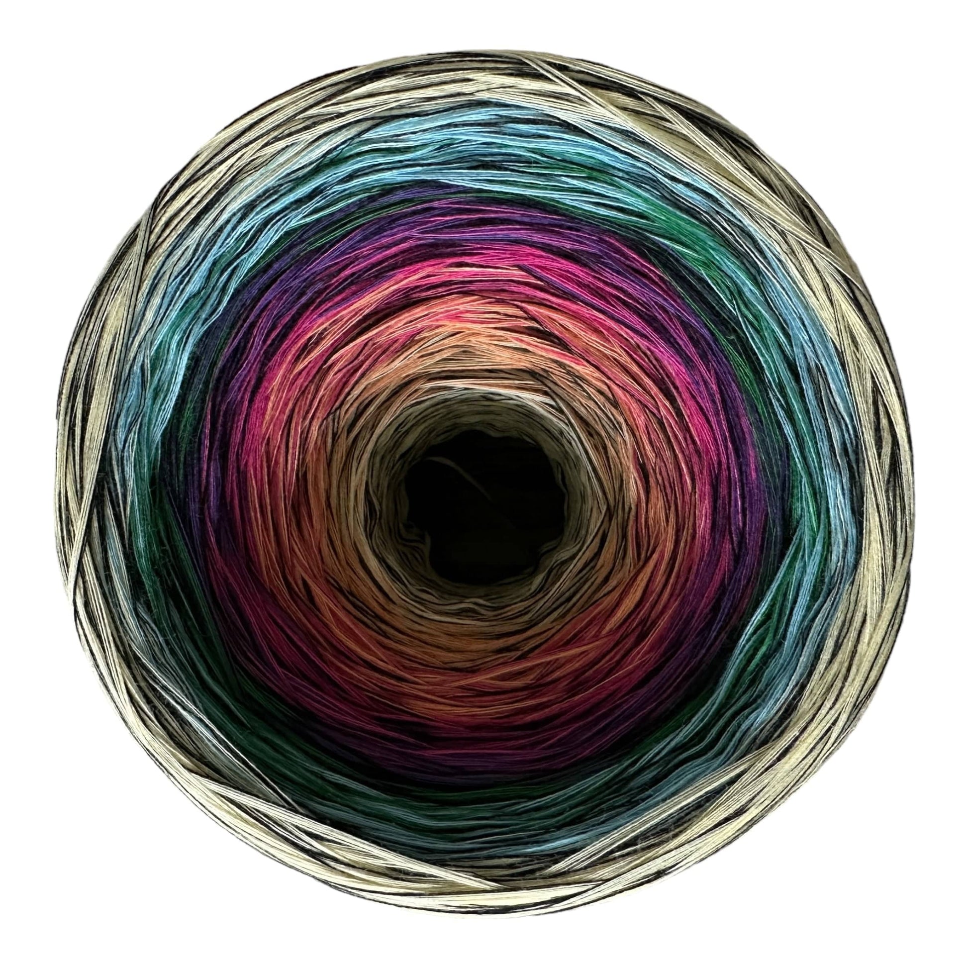 Stained Glass Inspired 8PLY Cotton Gradient Cake Yarn-Cotton Yarn, 8PLY-Rena'sThreadandCrafts-Rena'sThreadandCrafts