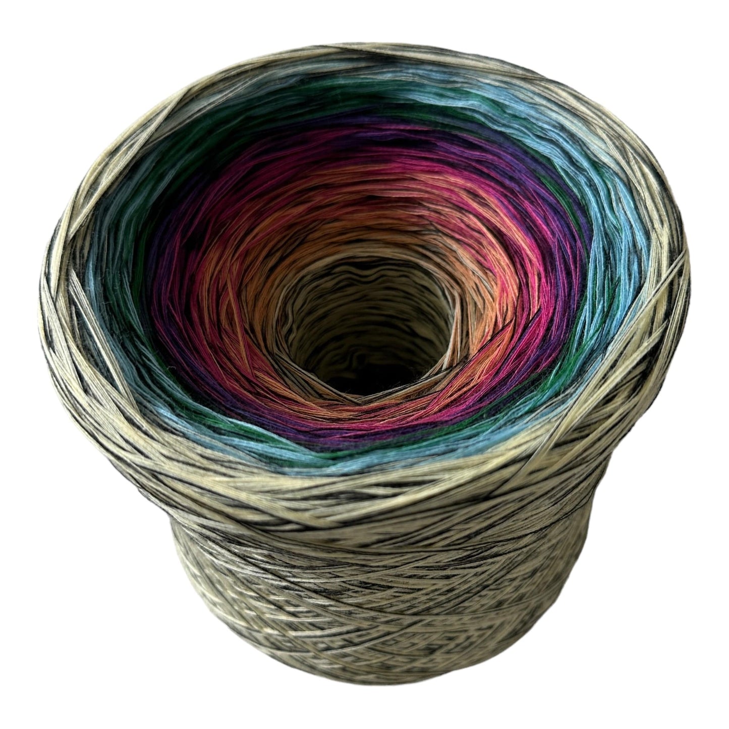 Stained Glass Inspired 8PLY Cotton Gradient Cake Yarn-Cotton Yarn, 8PLY-Rena'sThreadandCrafts-Rena'sThreadandCrafts