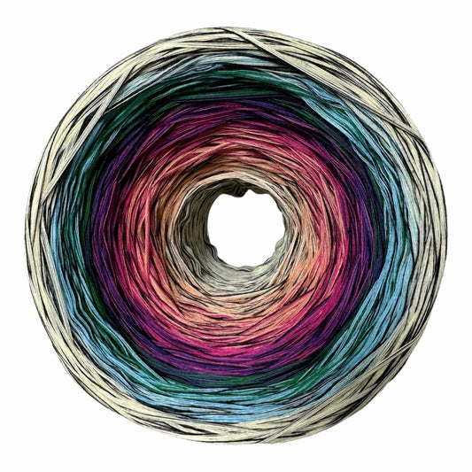 Stained Glass Inspired 8PLY Cotton Gradient Cake Yarn-Cotton Yarn, 8PLY-Rena'sThreadandCrafts-Rena'sThreadandCrafts