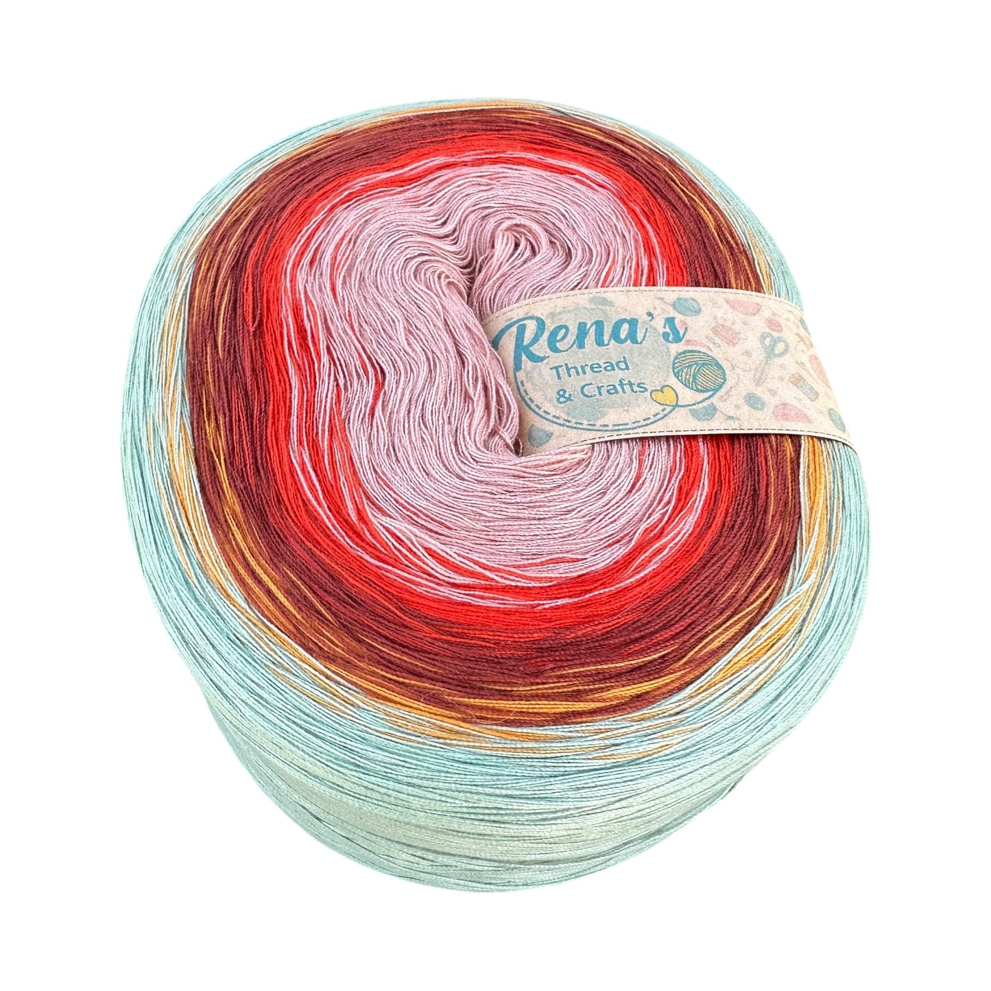 Sunset Trail, Polyester Gradient Yarn - Rena'sThreadandCrafts