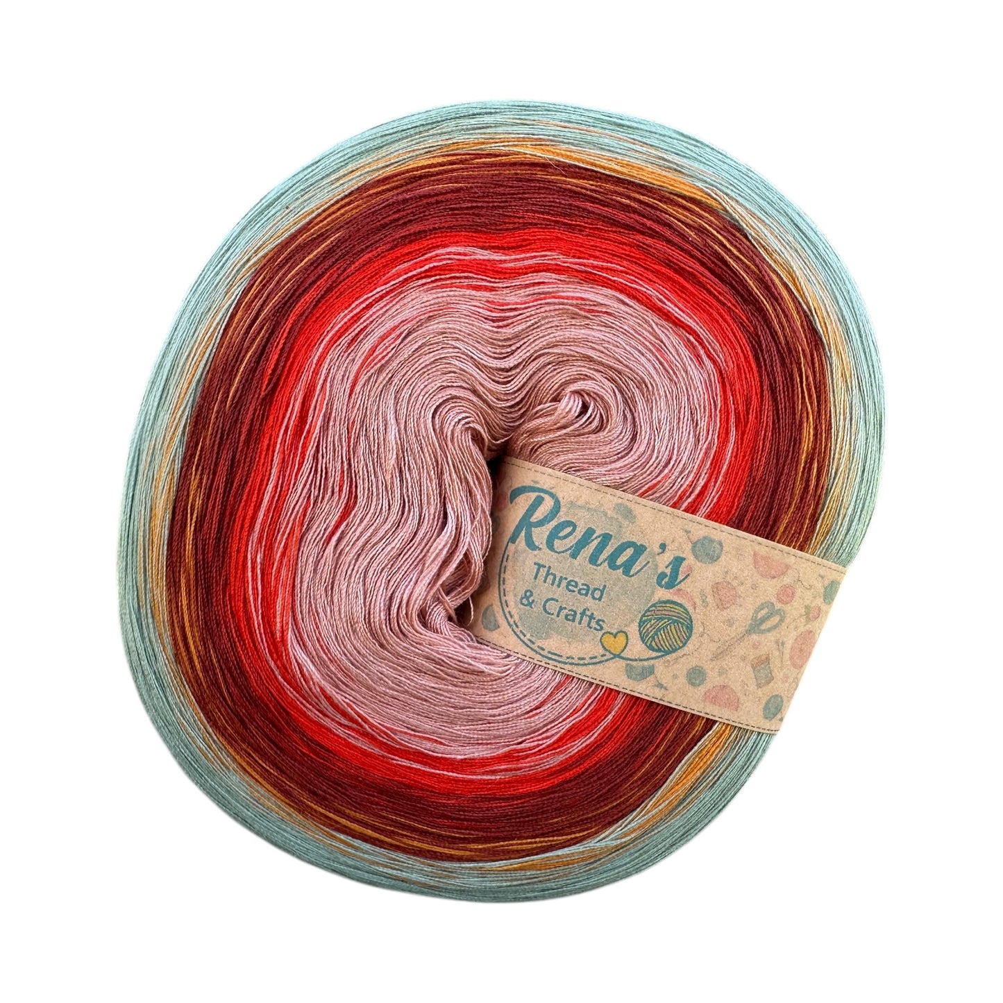 Sunset Trail, Polyester Gradient Yarn - Rena'sThreadandCrafts