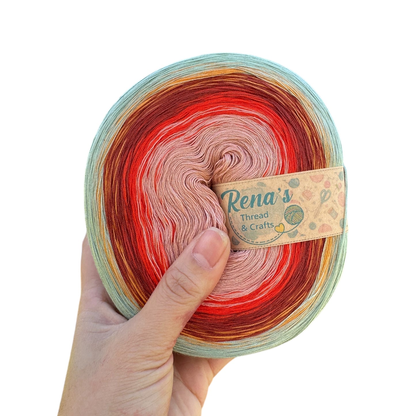 Sunset Trail, Polyester Gradient Yarn - Rena'sThreadandCrafts