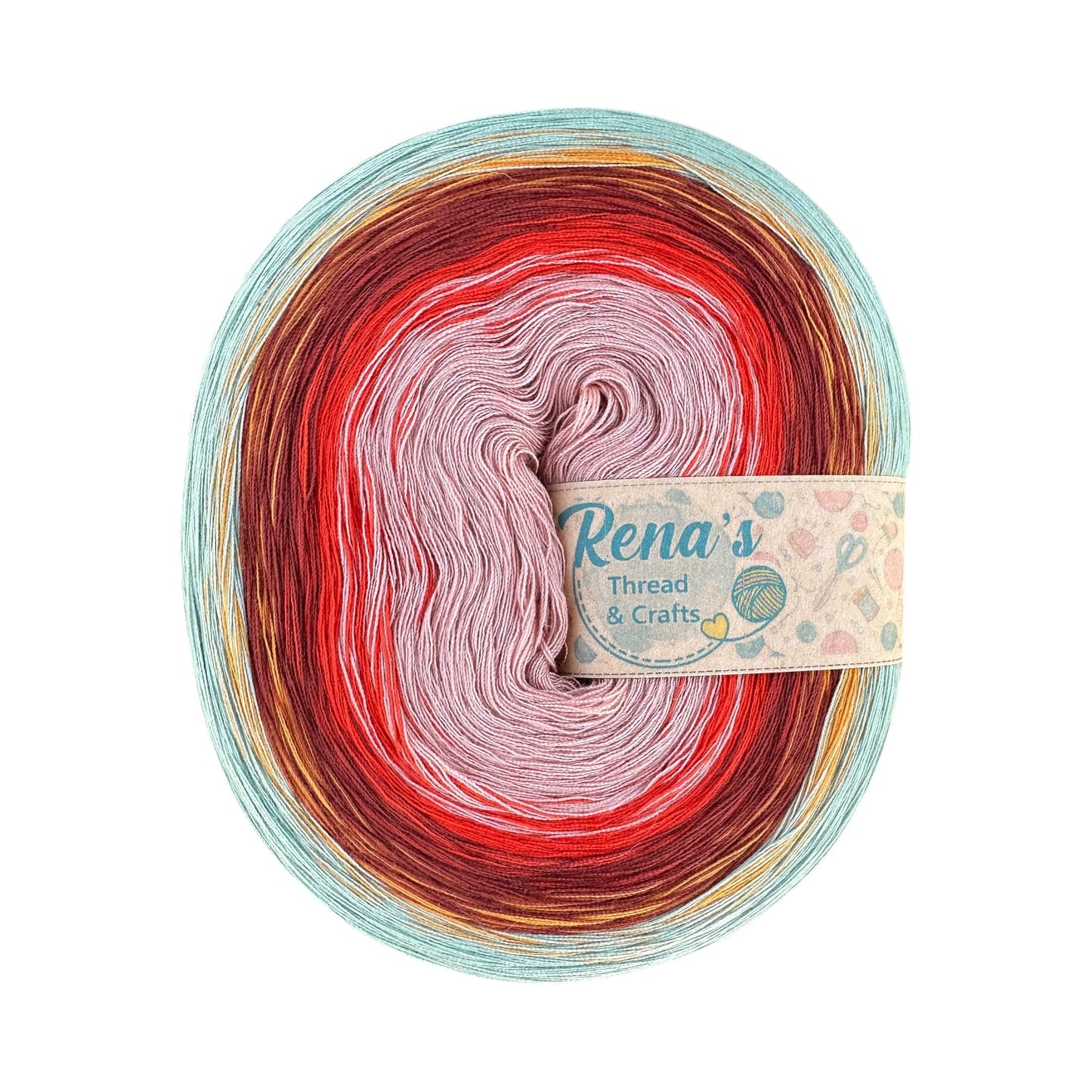 Sunset Trail, Polyester Gradient Yarn - Rena'sThreadandCrafts