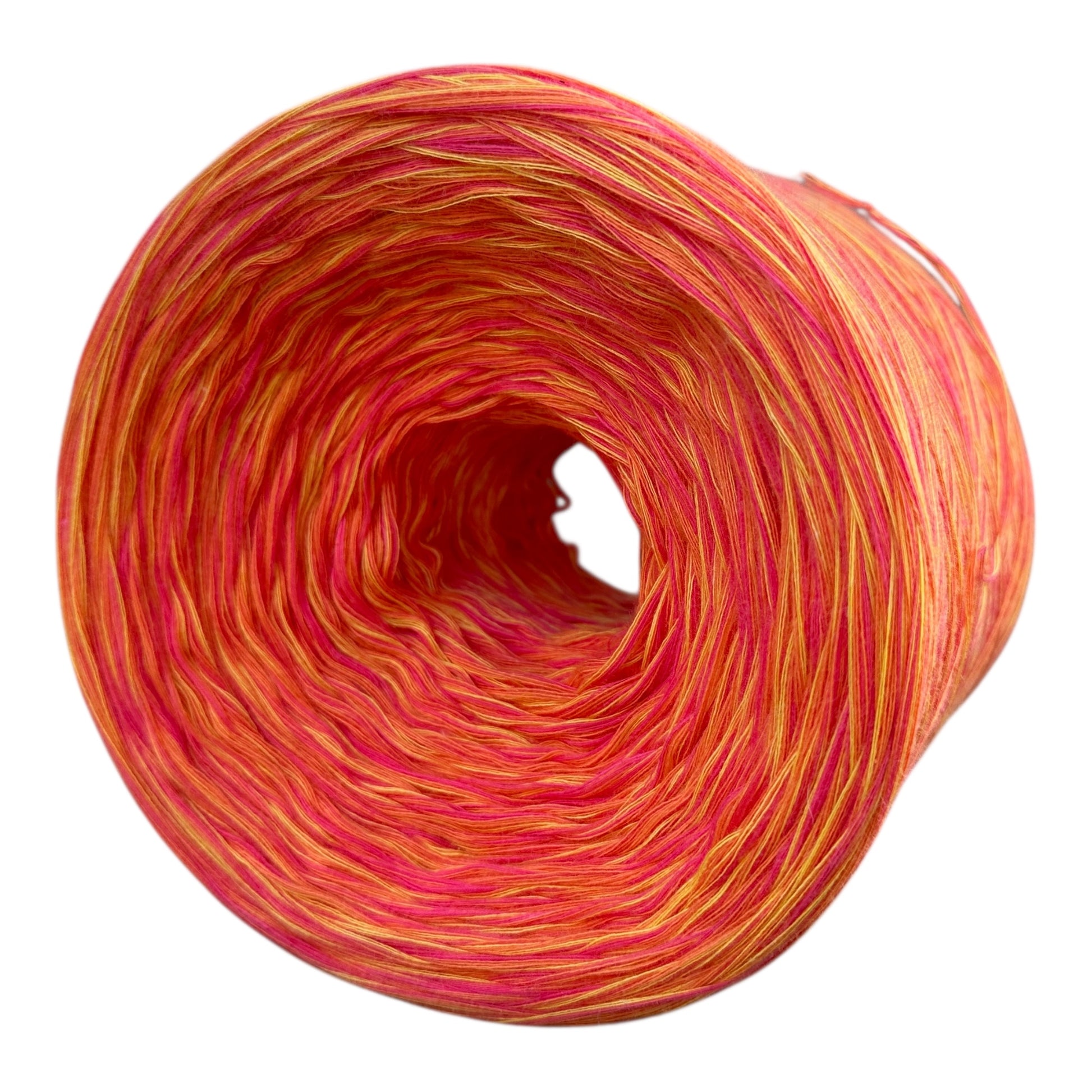 Tahitian Punch , Variegated Cotton Natural Fiber Yarn - Rena'sThreadandCrafts