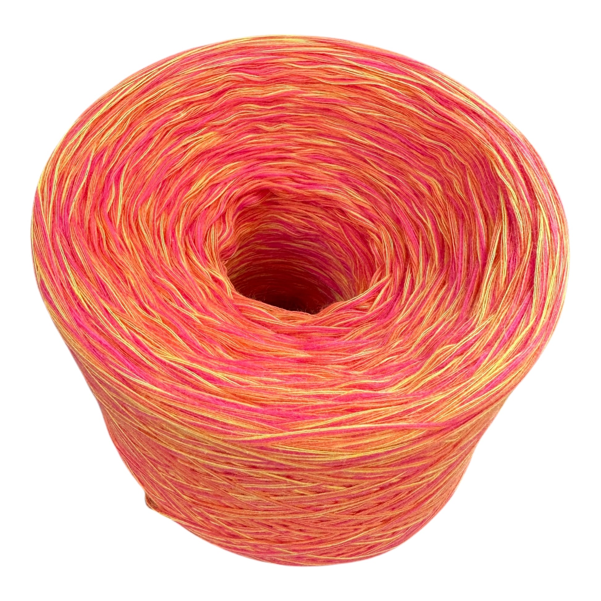 Tahitian Punch , Variegated Cotton Natural Fiber Yarn - Rena'sThreadandCrafts