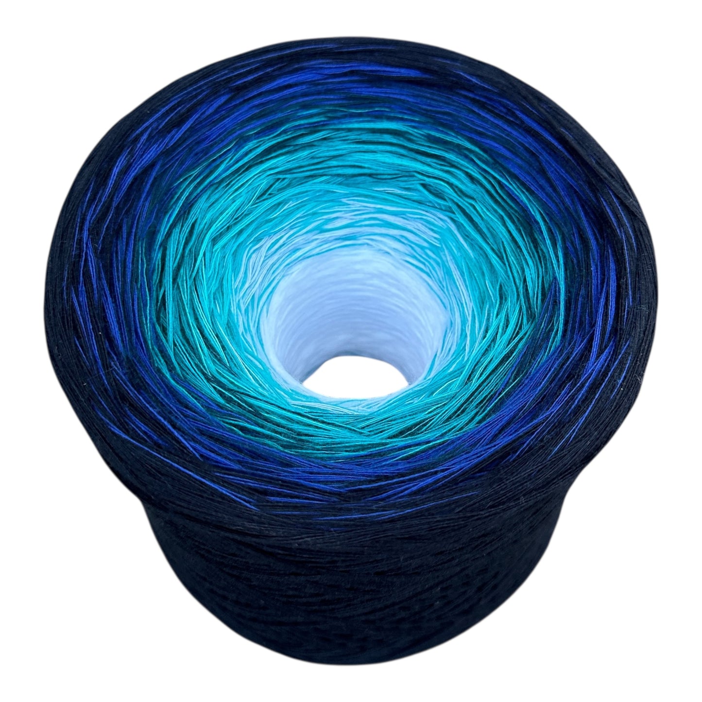 Tied With Love : Blue and White , Gradient Cotton Natural Fiber Yarn