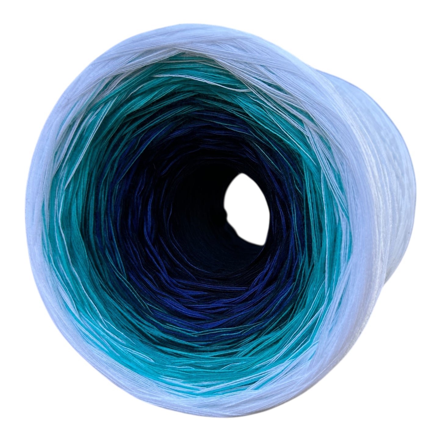 Tied With Love : Blue and White , Gradient Cotton Natural Fiber Yarn
