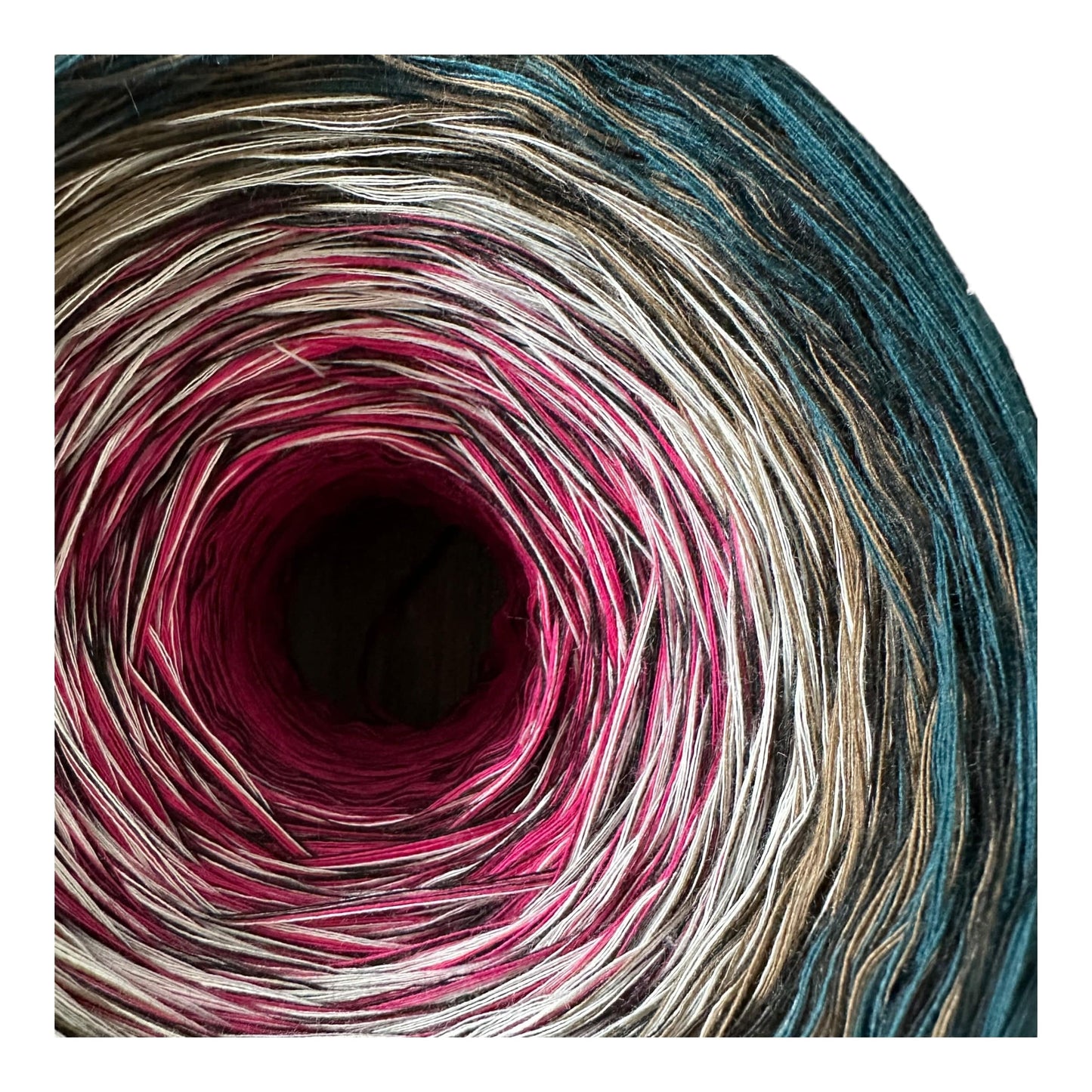 Turkey Feathers 8PLY Cotton Gradient Cake Yarn-Cotton Yarn, 8PLY-Rena'sThreadandCrafts-Rena'sThreadandCrafts