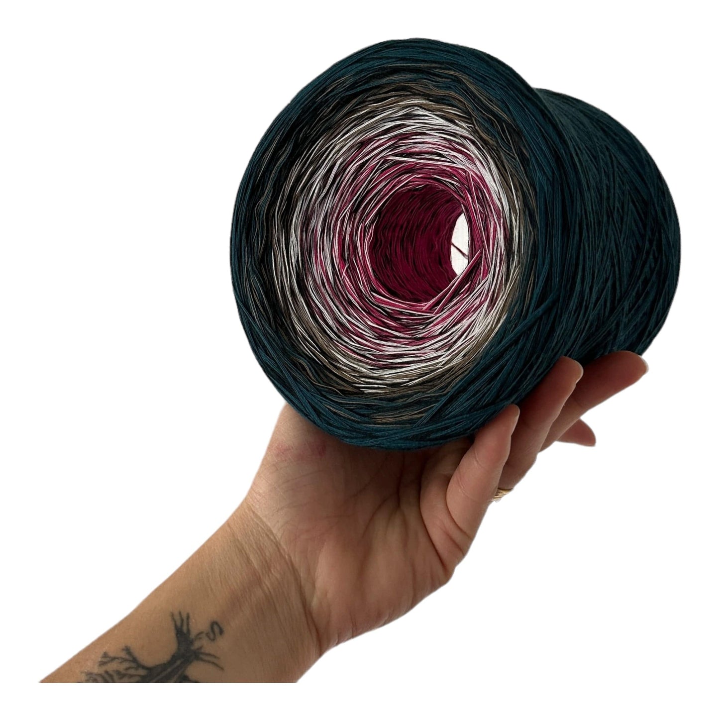 Turkey Feathers 8PLY Cotton Gradient Cake Yarn-Cotton Yarn, 8PLY-Rena'sThreadandCrafts-Rena'sThreadandCrafts