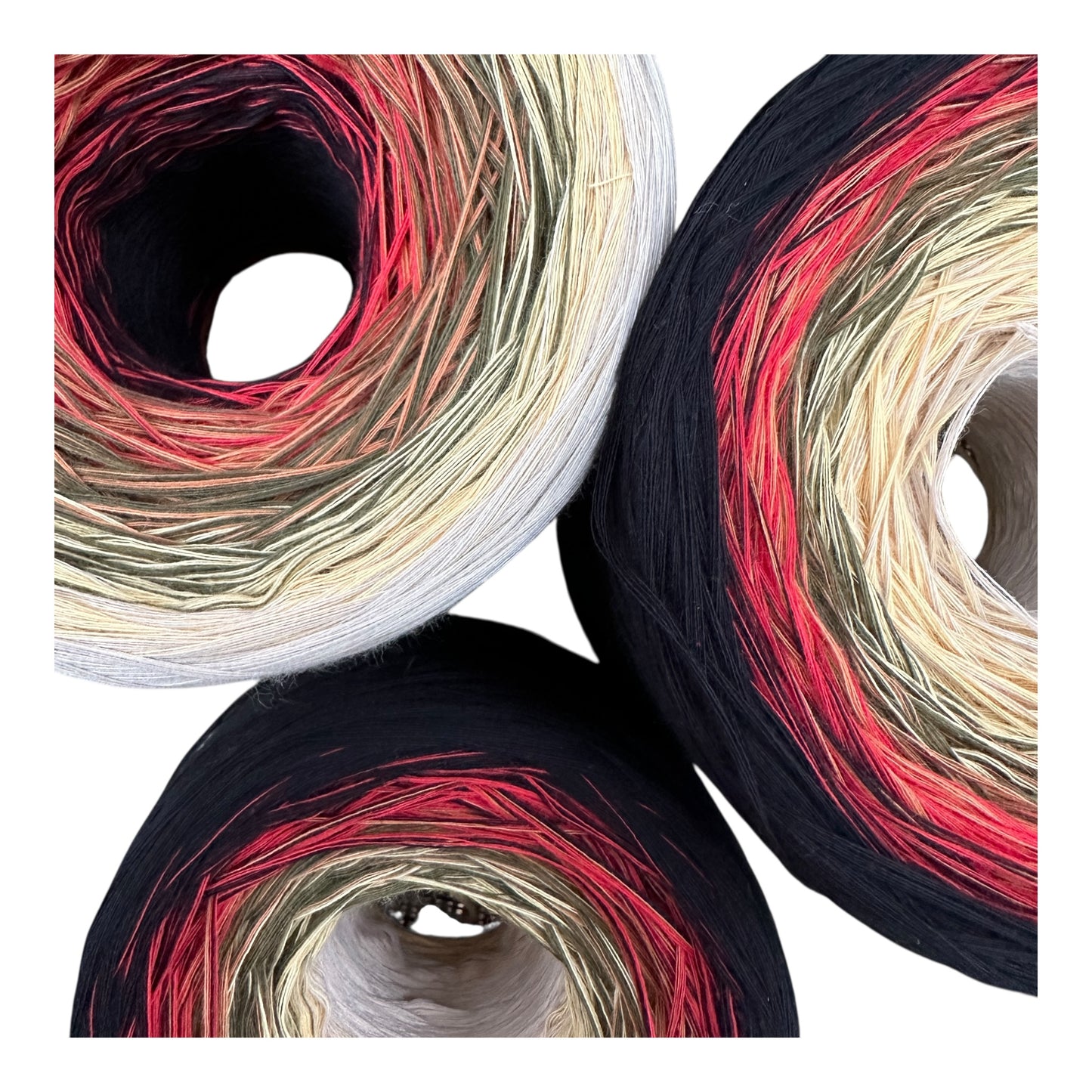 Venetian Masquerade, Gradient Cotton Natural Fiber Yarn