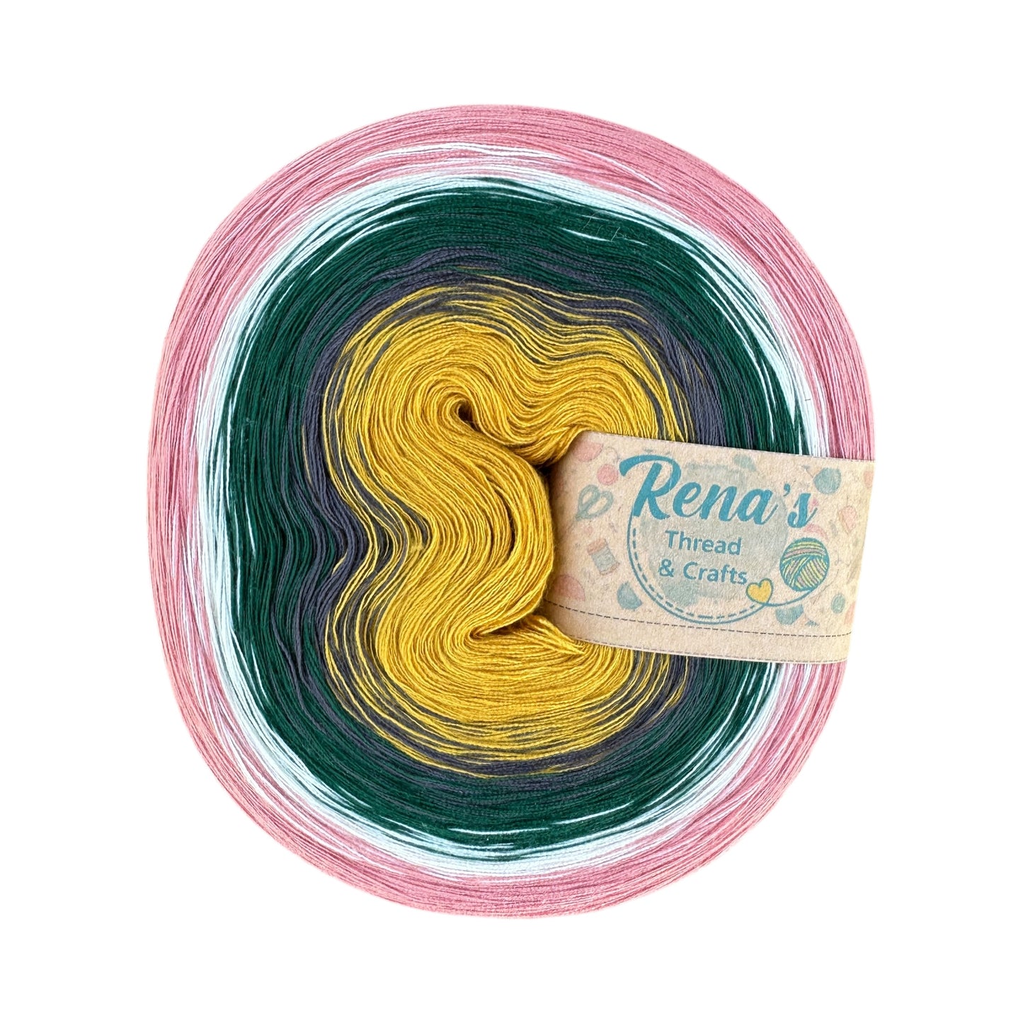 Wildflower Fields, Polyester Gradient Yarn - Rena'sThreadandCrafts