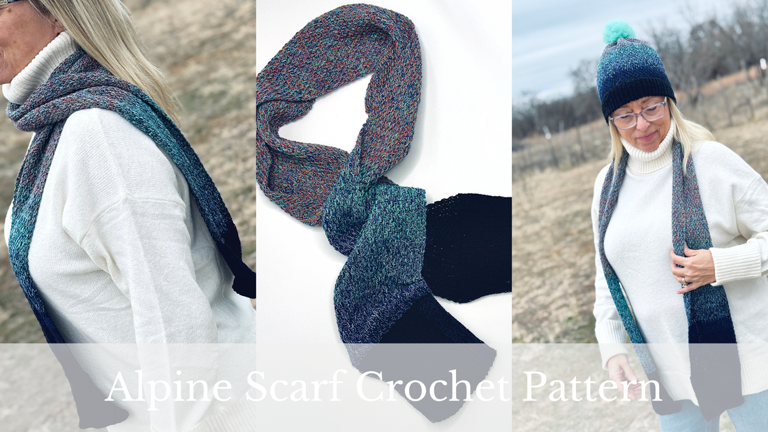 Alpine Scarf Crochet Pattern