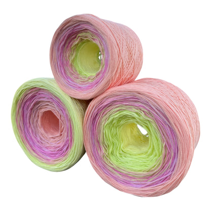 April - Daisy, Gradient Cotton Natural Fiber Yarn - Rena'sThreadandCrafts