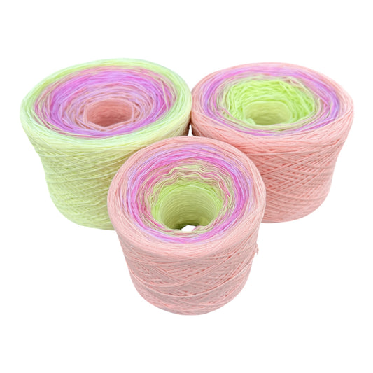 April - Daisy, Gradient Cotton Natural Fiber Yarn - Rena'sThreadandCrafts