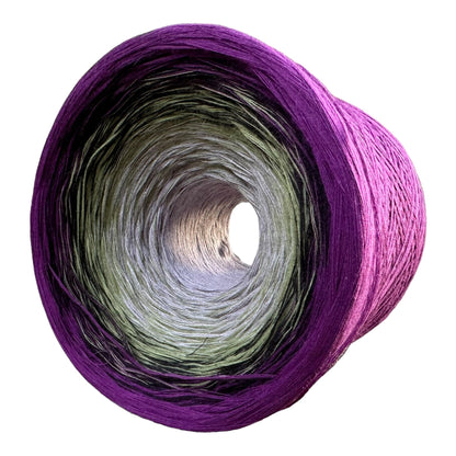 Artichoke Inspired Gradient Cotton Natural Fiber Yarn-Rena'sThreadandCrafts-RenasThreadandCrafts