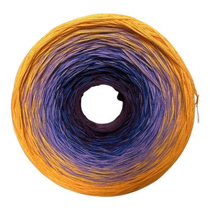 Aster, September Birth Flower, Gradient Cotton Natural Fiber Yarn - Rena'sThreadandCrafts