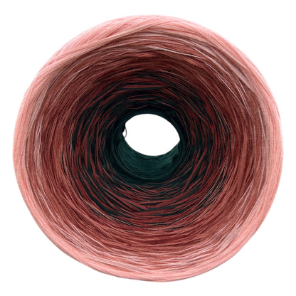 August - Gladiolus, Gradient Cotton Natural Fiber Yarn - Rena'sThreadandCrafts