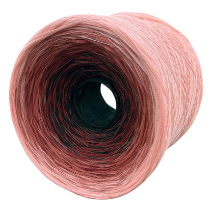 August - Gladiolus, Gradient Cotton Natural Fiber Yarn - Rena'sThreadandCrafts