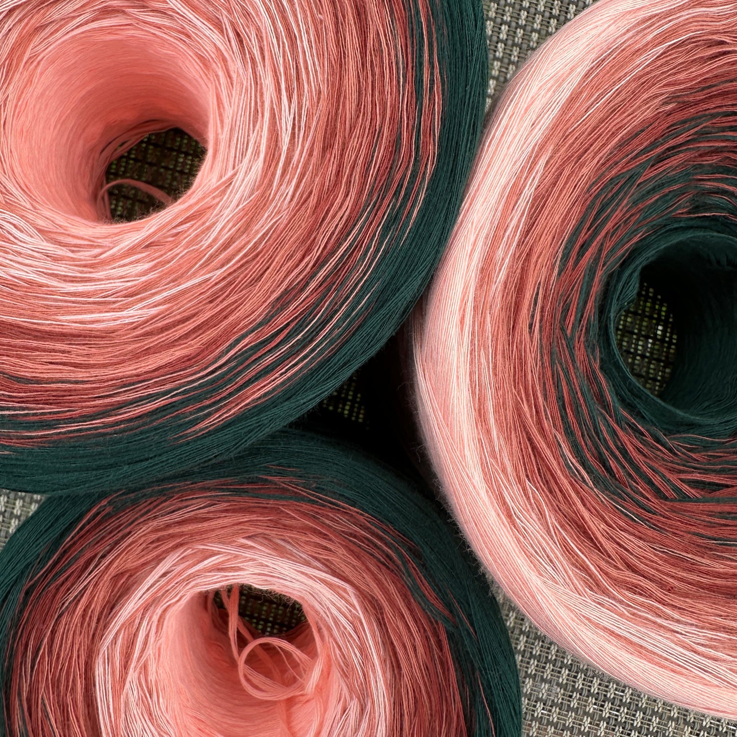 August - Gladiolus, Gradient Cotton Natural Fiber Yarn - Rena'sThreadandCrafts