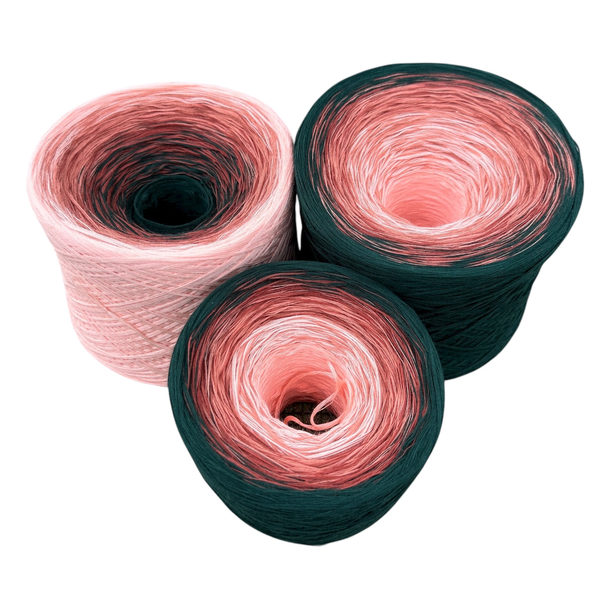 August - Gladiolus, Gradient Cotton Natural Fiber Yarn - Rena'sThreadandCrafts