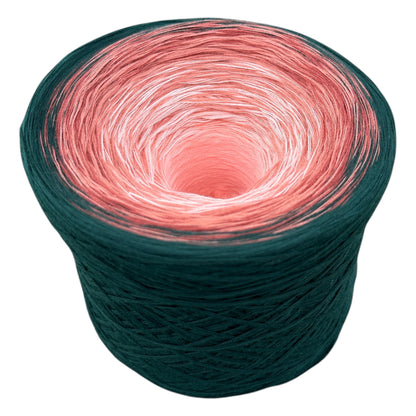August - Gladiolus, Gradient Cotton Natural Fiber Yarn - Rena'sThreadandCrafts