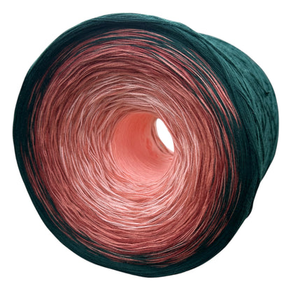 August - Gladiolus, Gradient Cotton Natural Fiber Yarn - Rena'sThreadandCrafts