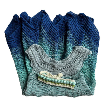 Blue Fairy Dress Set-Clothing-Rena'sThreadandCrafts-Rena'sThreadandCrafts