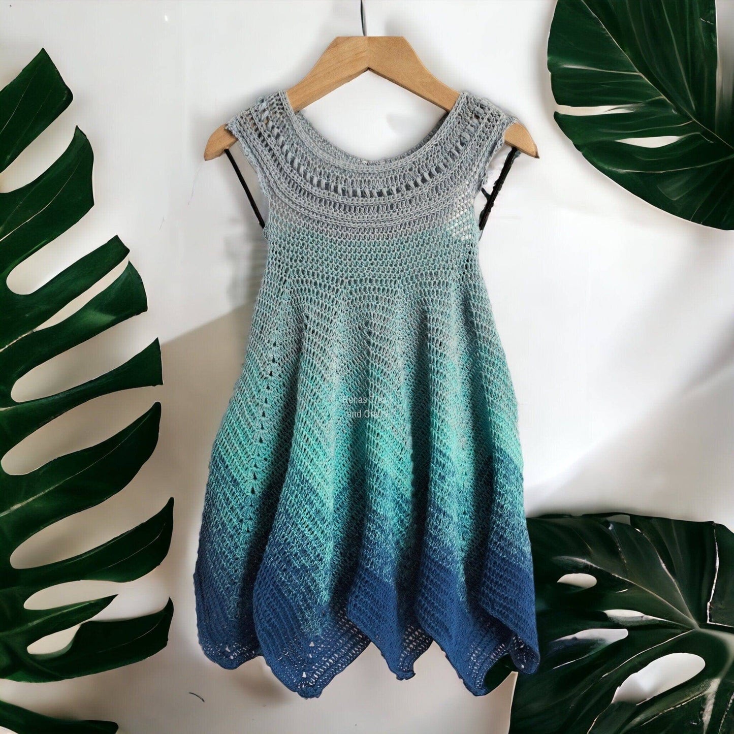 Blue Fairy Dress Set-Clothing-Rena'sThreadandCrafts-Rena'sThreadandCrafts