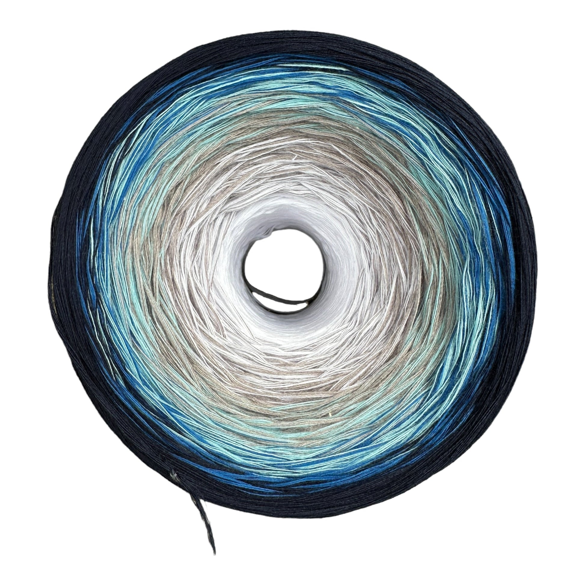 Blue Water 8PLY Cotton Gradient Cake Yarn-Cotton Yarn, 8PLY-Rena'sThreadandCrafts-Rena&#39;sThreadandCrafts