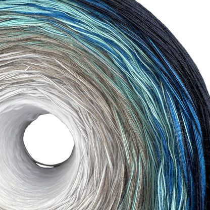 Blue Water 8PLY Cotton Gradient Cake Yarn-Cotton Yarn, 8PLY-Rena'sThreadandCrafts-Rena&#39;sThreadandCrafts