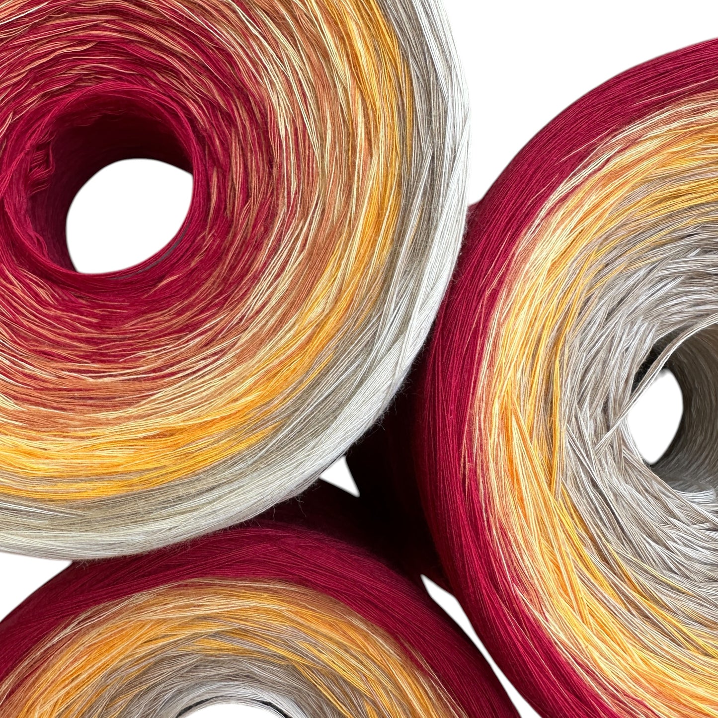 Bouquet of Pencils, Gradient Cotton Natural Fiber Yarn