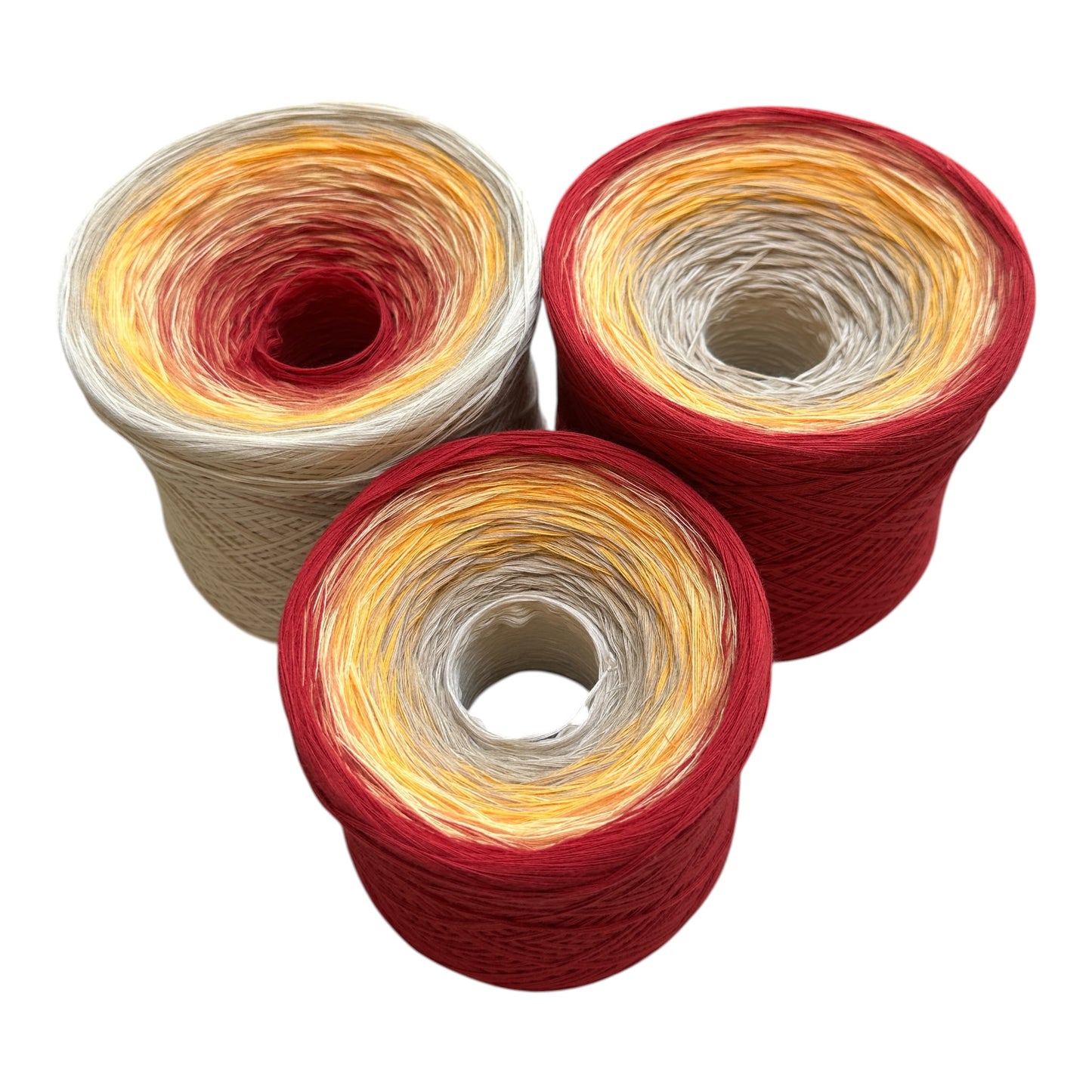 Bouquet of Pencils, Gradient Cotton Natural Fiber Yarn