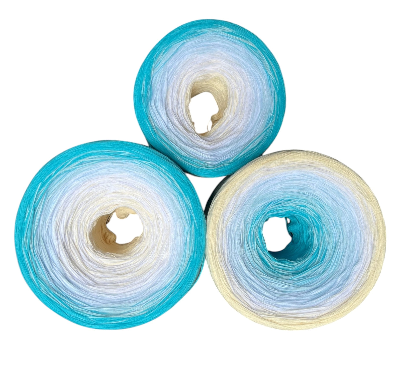 Breathe Deeply, Gradient Cotton Natural Fiber Yarn