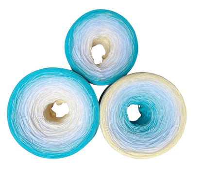 Breathe Deeply, Gradient Cotton Natural Fiber Yarn
