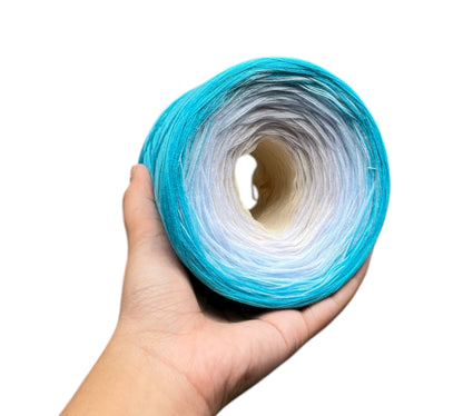 Breathe Deeply, Gradient Cotton Natural Fiber Yarn