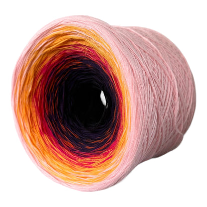 California Sunset, Gradient Cotton Natural Fiber Yarn-Cotton Yarn, 8PLY-RenasThreadandCrafts-Center Color Dark-RenasThreadandCrafts