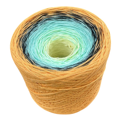 Calm Squid, Gradient Cotton Natural Fiber Yarn