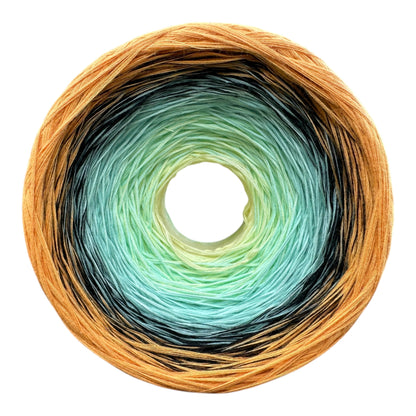 Calm Squid, Gradient Cotton Natural Fiber Yarn