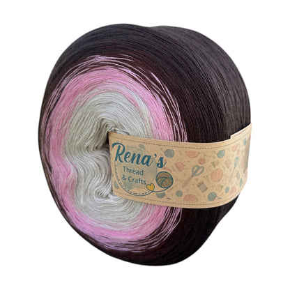 Chocolate Rose, Polyester Gradient Yarn