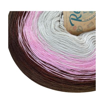 Chocolate Rose, Polyester Gradient Yarn